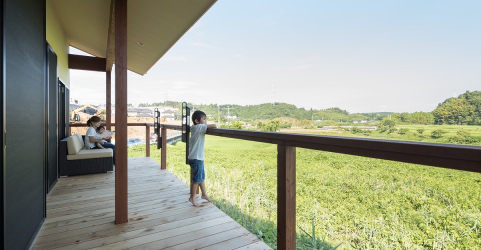 ちはら台東「棚田風景を楽しむ平屋の家」